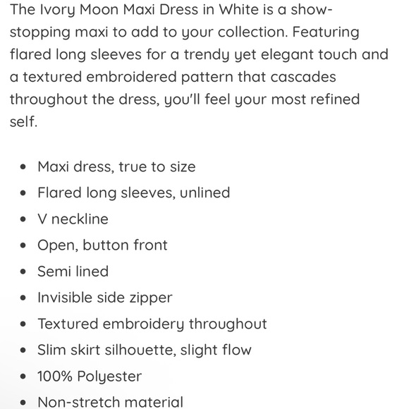 Elegant White Lace Maxi Dress - Picture 6 of 8